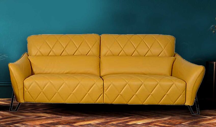 natural leather sofa set