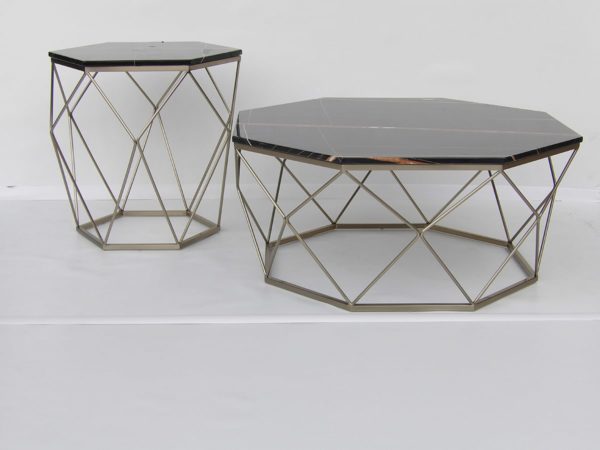 Set of Two Centre Side Table