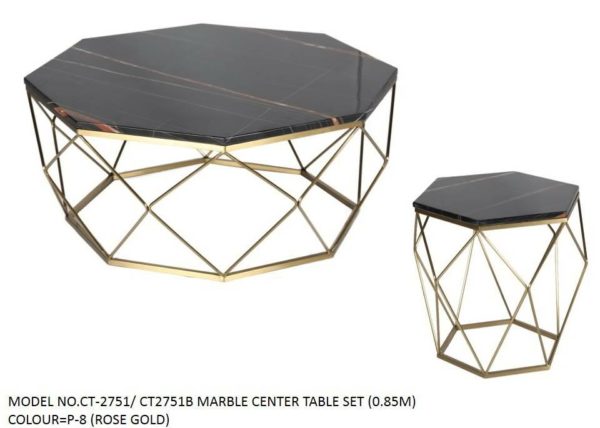 Marble Center Table Set