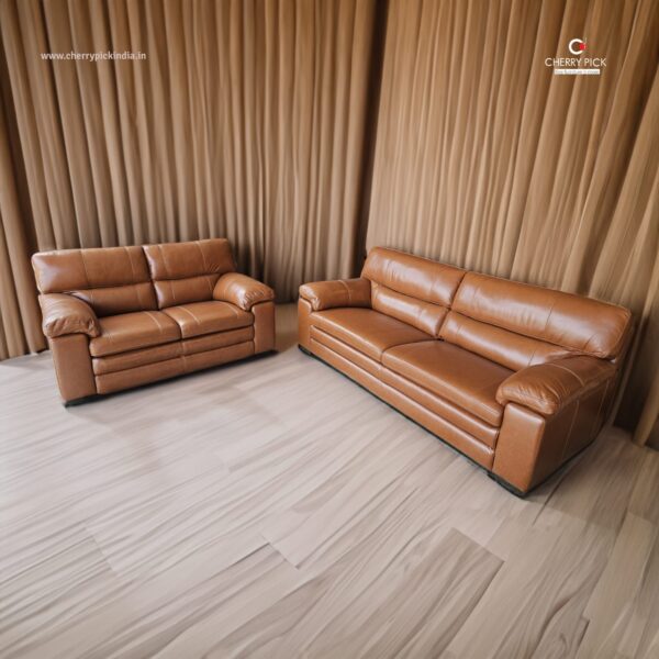 3 SEATER LEATHER SOFA