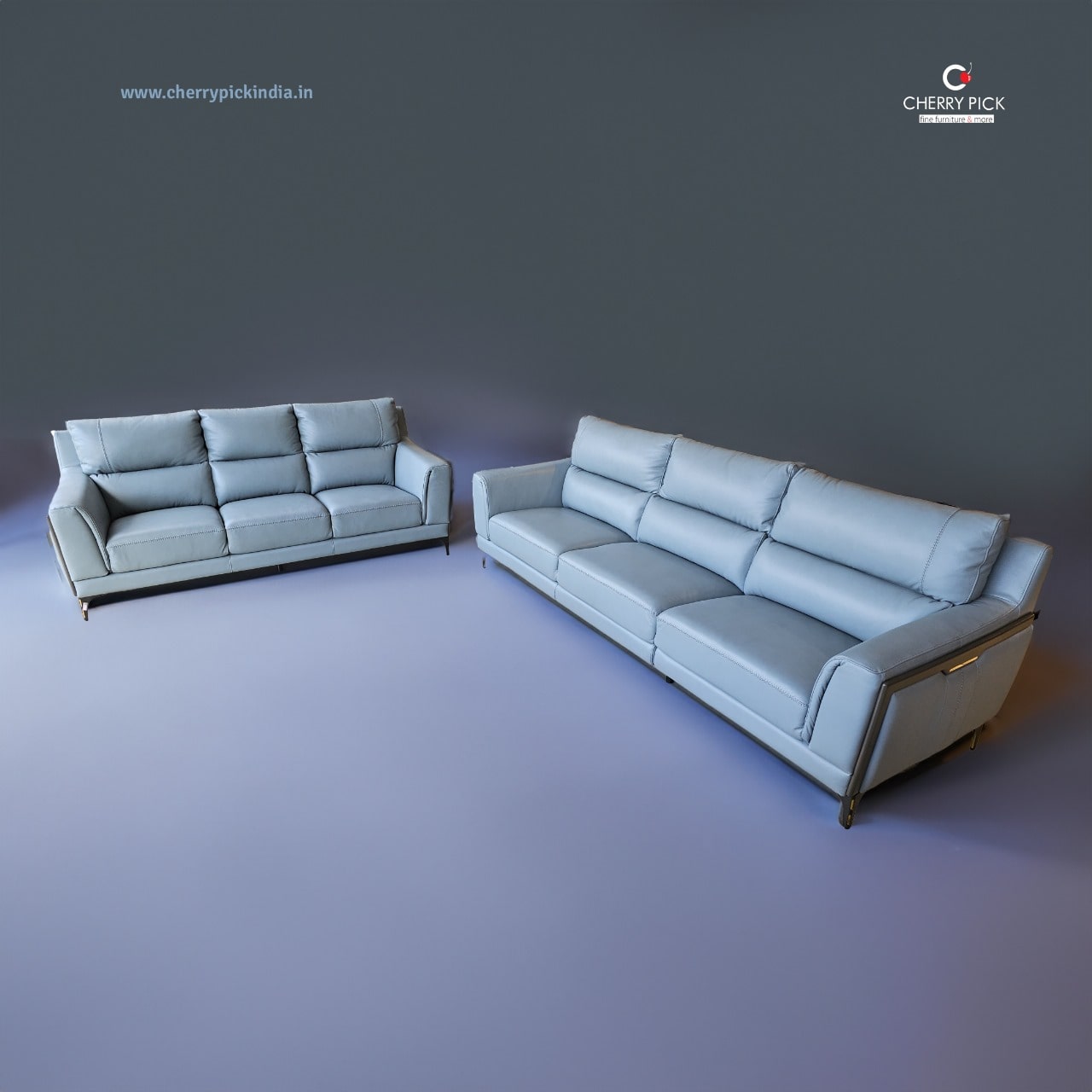 Baby Blue Sofa