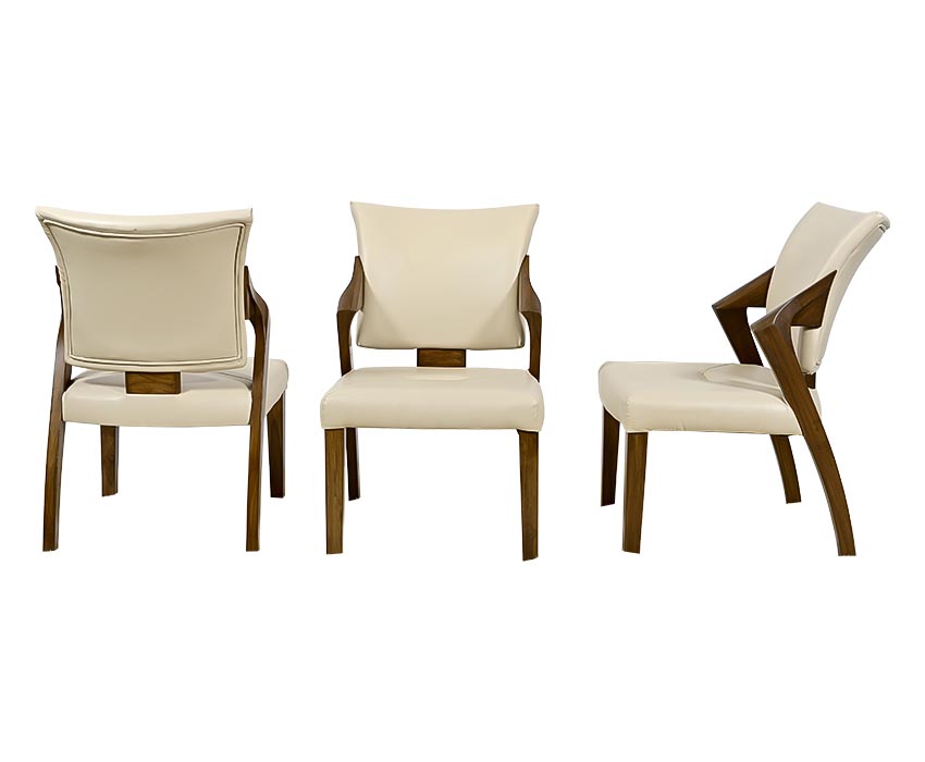 angel dining chair cream color