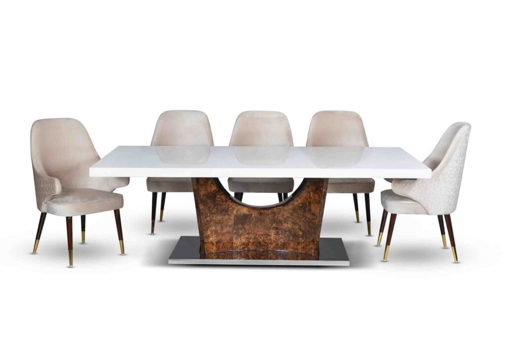 cross base dining set