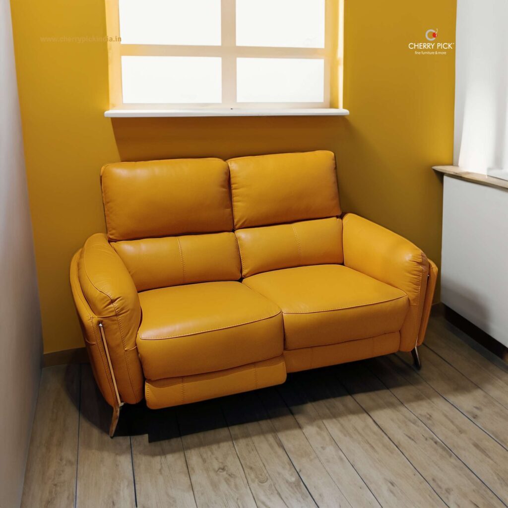 Yellow Sofa 2 Seater