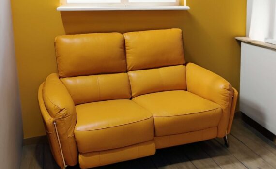 Yellow Sofa 2 Seater