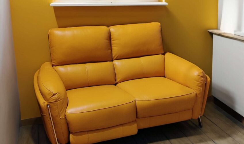 Yellow Sofa 2 Seater